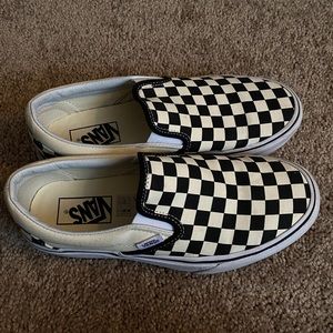 Platform Checkered Vans